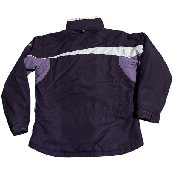 Columbia ladies hooded winter ski jacket purple & white size medium - Picture 3 of 16